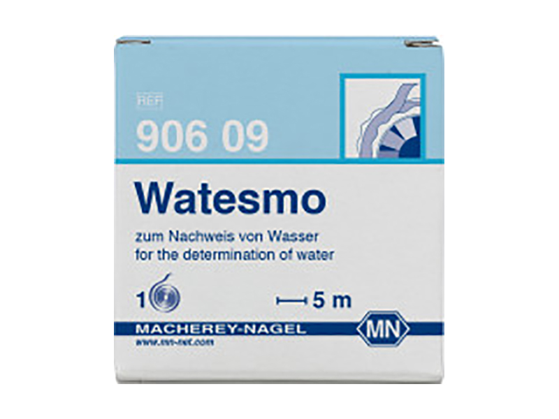 Qualitative test paper Watesmo for Water in organic solvents