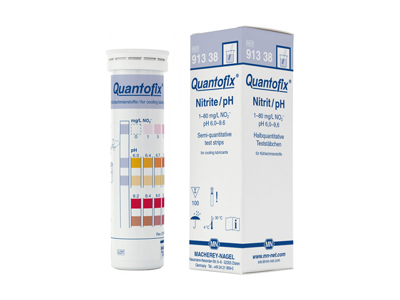Semi-quantitative test strips QUANTOFIX Nitrite / pH