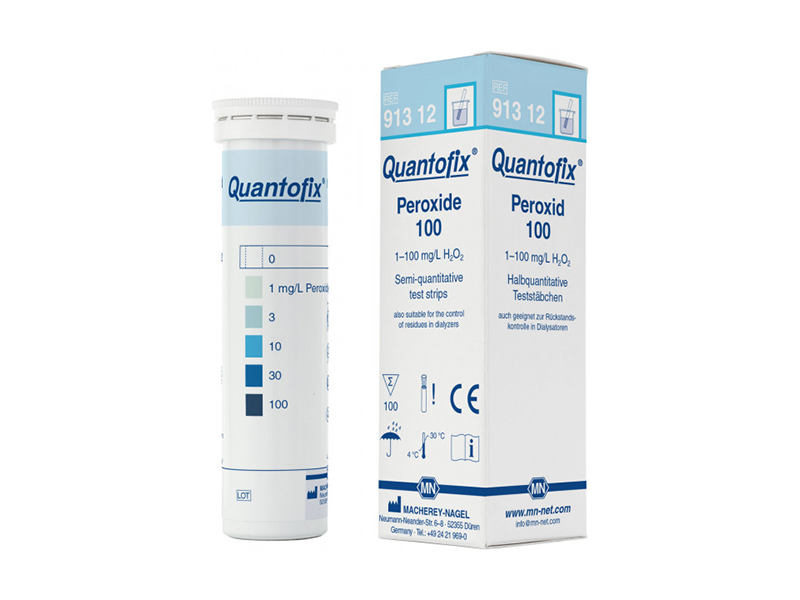 Semi-quantitative test strips QUANTOFIX Peroxide 100