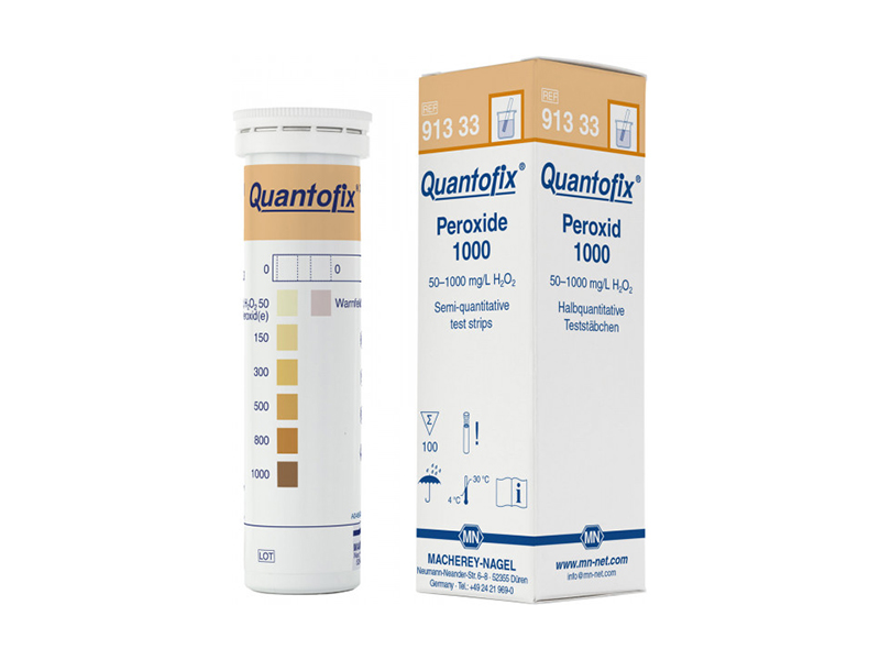 Semi-quantitative test strips QUANTOFIX Peroxide 1000