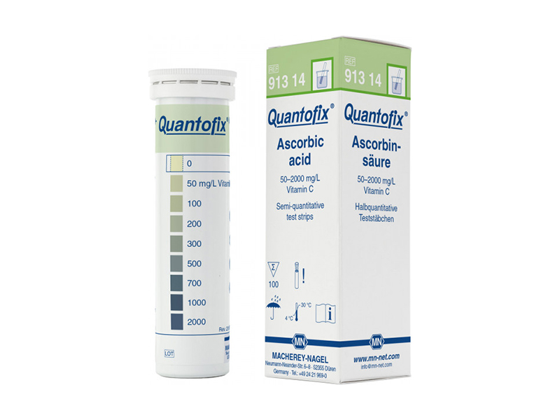 德国MN QUANTOFIX抗坏血酸 / 维C半定量测试条 （Ascorbic acid）91314