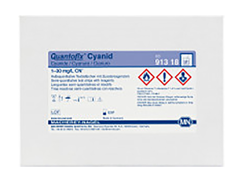 Semi-quantitative test strips QUANTOFIX Cyanide