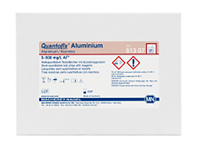 Semi-quantitative test strips QUANTOFIX Aluminum
