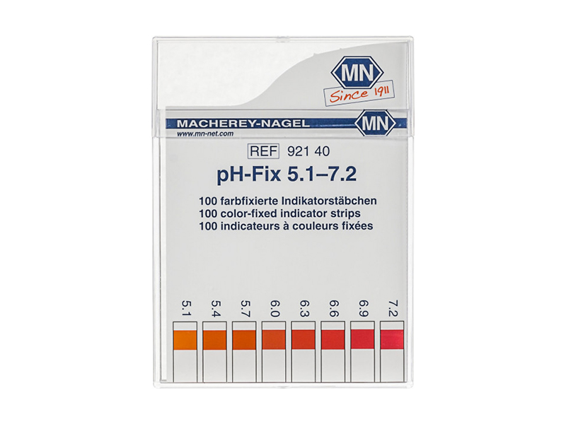德国MN pH-Fix 5.1-7.2无渗透试纸92140