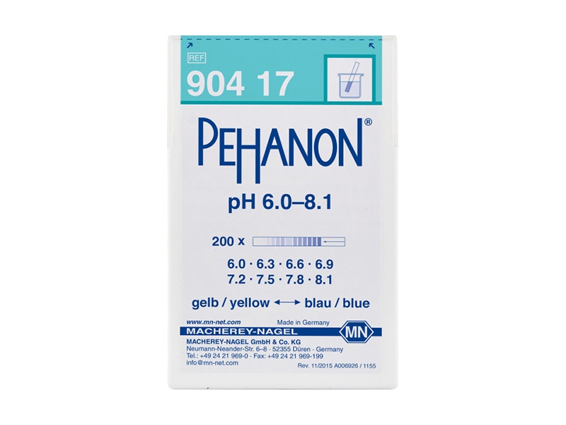 德国MN PEHANON系列PH 6.0-8.1试纸90417