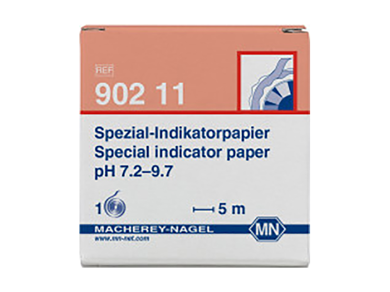 Special indicator paper pH 7.2–9.7, reel