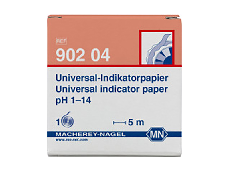 Universal indicator paper pH 1–14, reel