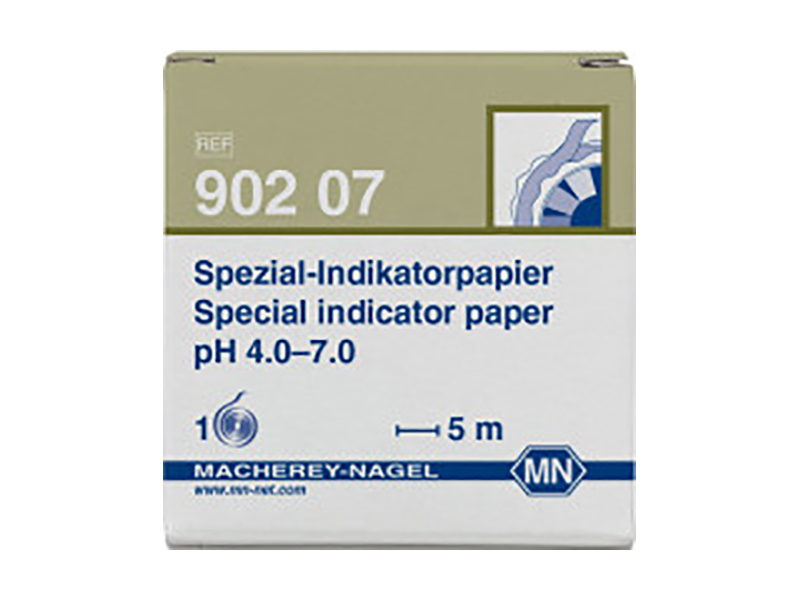 Special indicator paper pH 4.0–7.0, reel