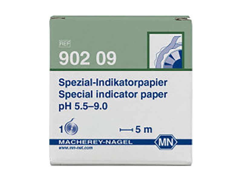 Special indicator paper pH 5.5–9.0, reel