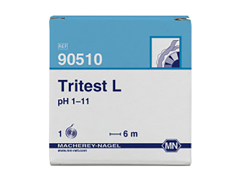 pH test paper Tritest L pH 1–11, three indicator zones and hydrophobic barriers