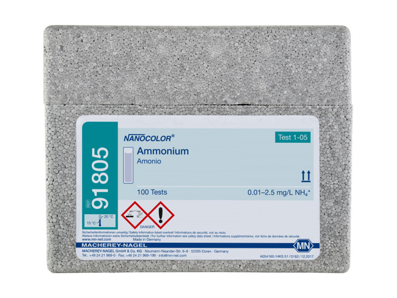 德国MN氨氮预装管试剂/测试试剂 （Ammonium）91805