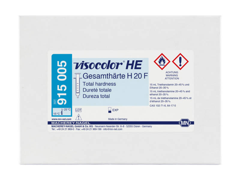 Titrimetric test kit VISOCOLOR HE Total hardness H 20 F