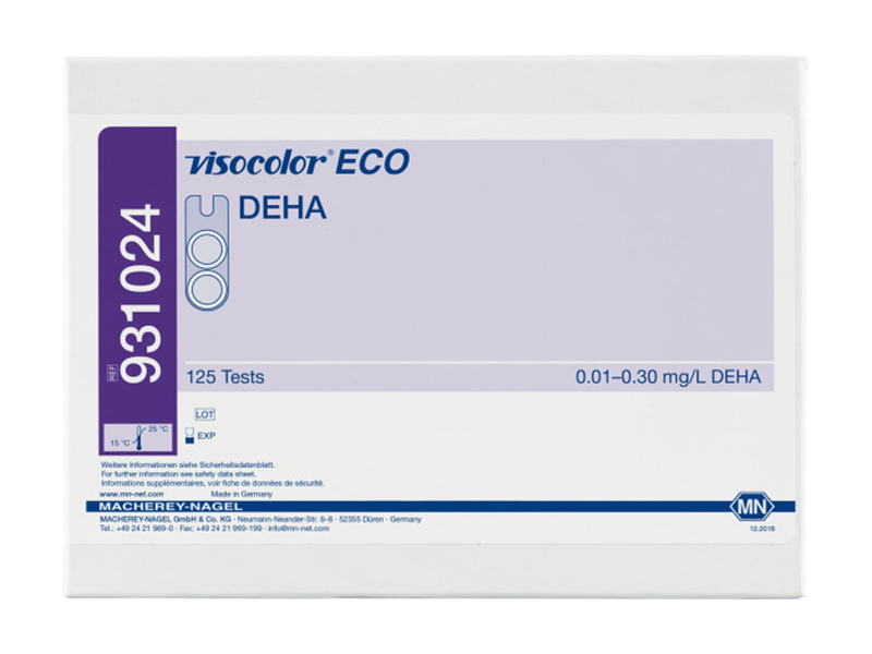 德国MN VISOCOLOR ECO二乙基羟胺( DEHA )测试盒 931024 / 931224（补充装）