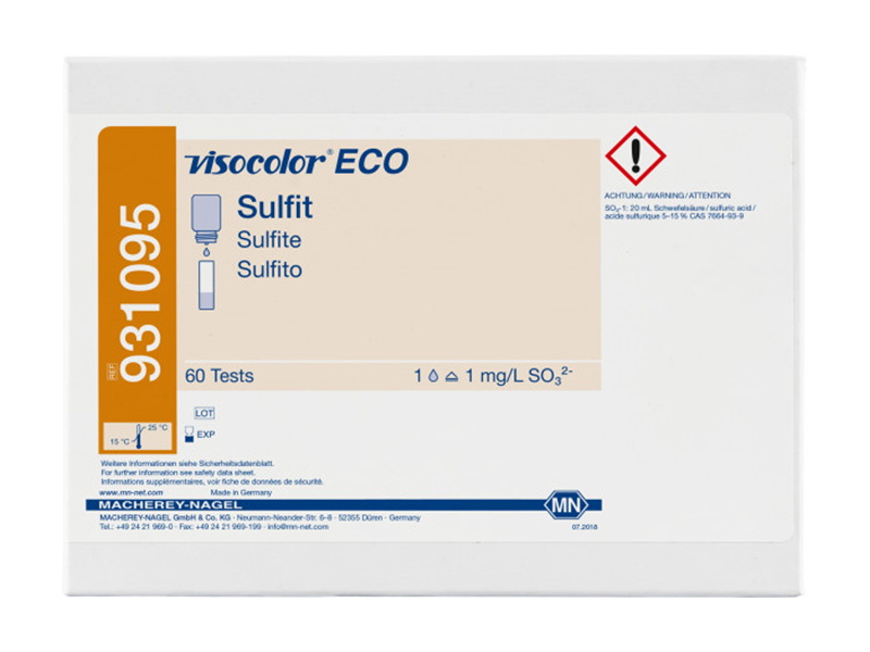 德国MN VISOCOLOR ECO亚硫酸盐滴定测试盒 （Sulfite）931095