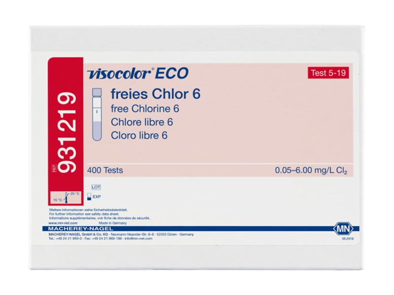 德国MN VISOCOLOR ECO余氯6（自由氯）测试盒（Chlorine）931219