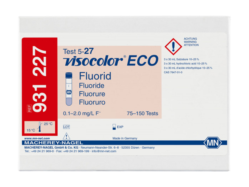 德国MN VISOCOLOR ECO氟离子测试盒（Fluoride）931227
