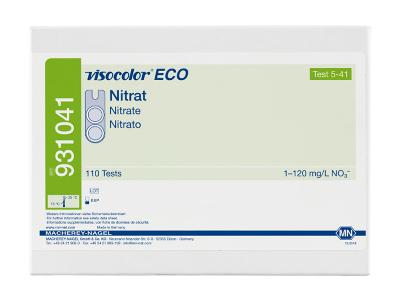 德国MN VISOCOLOR ECO硝酸盐测试盒 （Nitrate）931041 / 931241（补充装）