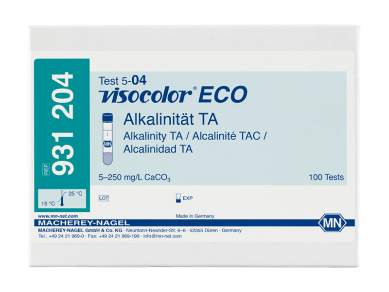 Colorimetric test kit VISOCOLOR ECO Alkalinity TA, refill pack