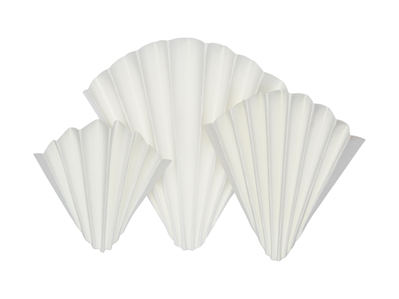 Folded filter papers, MN 715, Fat-free, Medium fast (22 s), Smooth