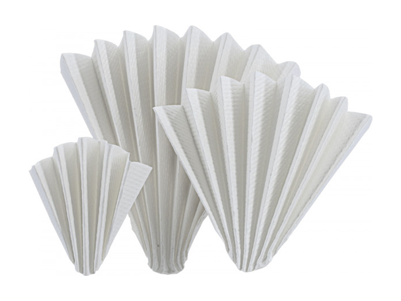 Folded filter papers, MN 614, Qualitative, Medium fast (20 s), Embossed