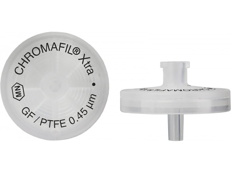 Syringe filters (combi), CHROMAFIL GF / PET, 25 mm, 1 µm / 0.45 µm