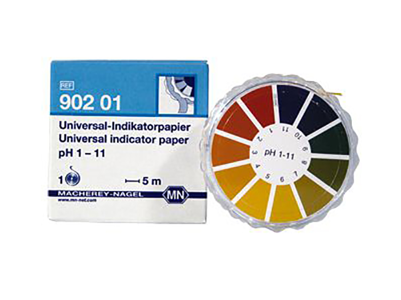Universal indicator paper pH 1–11, reel