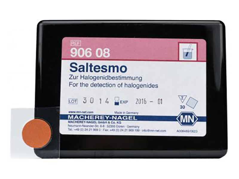 Semi-quantitative test paper SALTESMO, for halides