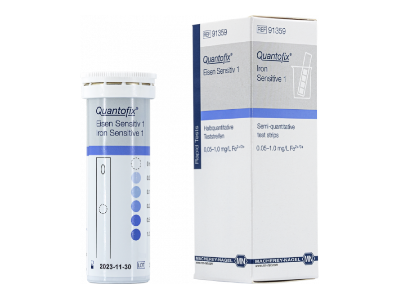 Semi-quantitative test strips QUANTOFIX Iron Senstivie 1