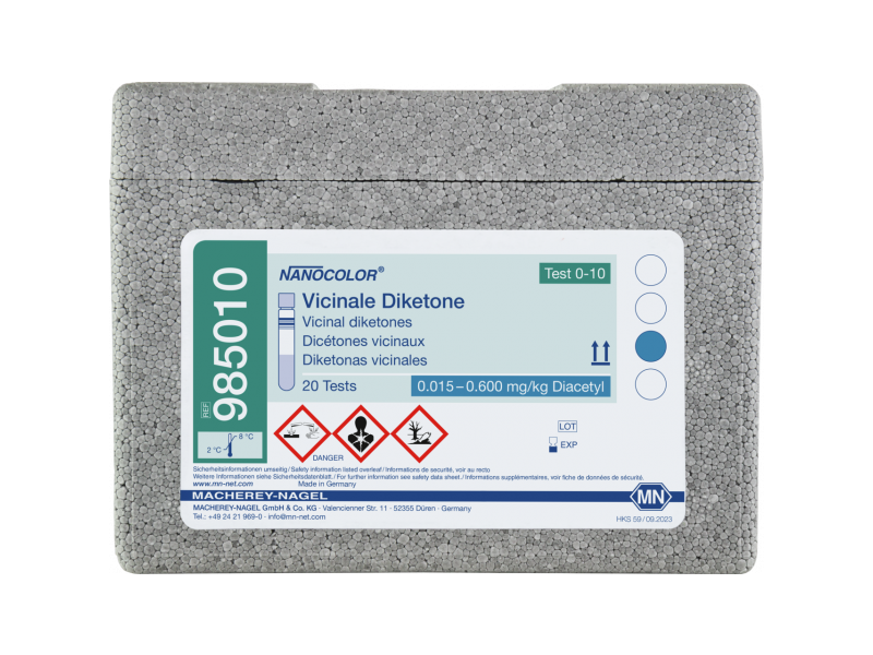 德国MN NANOCOLOR丁二酮预装管试剂（Vicinal diketones）985010